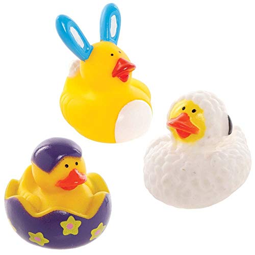 Baker Ross Gummienten im Osterlook (AX872), Basteln zur Ostern, Basteln für Kinder, 6er-Pack von Baker Ross