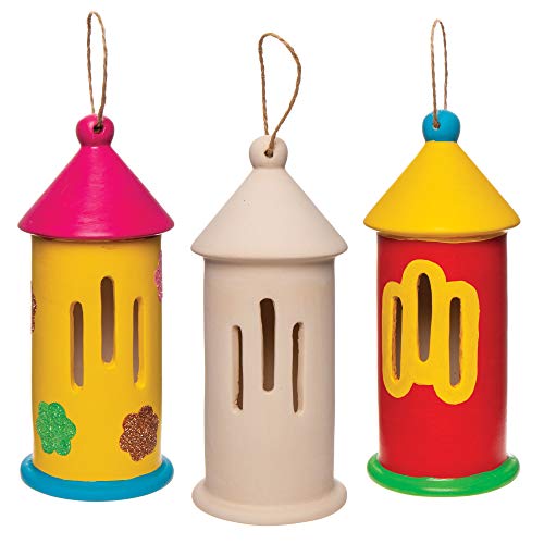 Baker Ross AW408 Schmetterlingshäuschen (2 Stück) – Keramik zum Bemalen für Kinder, Ceramic, Mittel von Baker Ross