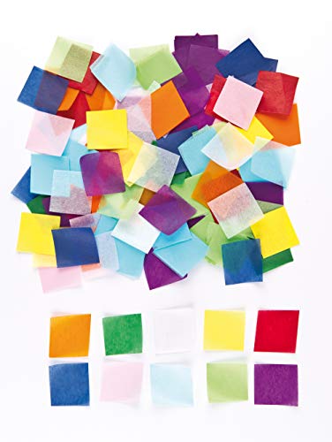 Baker Ross Kleine Quadrate aus Seidenpapier in bunten Farben - für Kinder zum Basteln - als Dekoration - pro Packung Baker Ross Kleine Quadrate aus Seidenpapier in bunten Farben - für Kinder zum Basteln - als Dekoration - pro Packung von Baker Ross