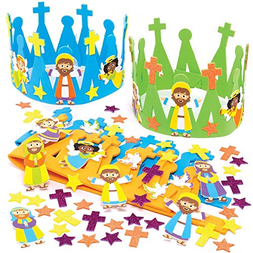 Baker Ross Kronen für die Karwoche, 3 Stück, christliches Osterbasteln für Kinder (AX815) von Baker Ross