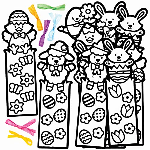 Baker Ross Lesezeichen, Fuzzy Art FC623, Oster-Sets für Kinder, aus flauschigem Filz, 12 Stück Baker Ross Lesezeichen, Fuzzy Art FC623, Oster-Sets für Kinder, aus flauschigem Filz, 12 Stück von Baker Ross