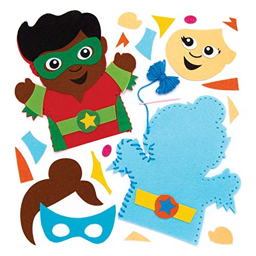 Star Hero Handpuppen-Nähset, 4 Stück Star Hero Handpuppen-Nähset, 4 Stück von Baker Ross