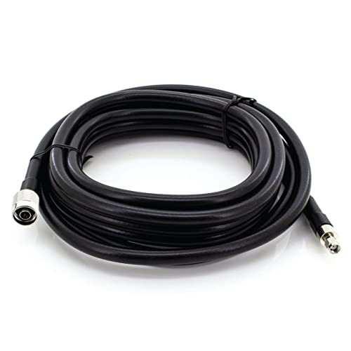 Koaxial LMR-400 Kabel 2m / 5m / 3m / 10m N männlich auf RP-SMA männlich für Helium Miners Sensecap Bobcat... (2m) von Baker