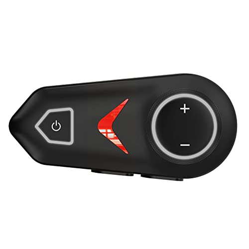 Bakkeny 1Set Z19 Helm Bluetooth Headset Motorrad Wireless Call Headset 1100Mah mit Festverdrahtetem Mikrofon B von Bakkeny