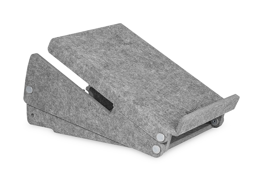 Bakker Elkhuizen Ergo-Top 320 - Notebook-Ständer - 43,2 cm (17) - Hellgrau (BNETOP320CLGY) von BakkerElkhuizen