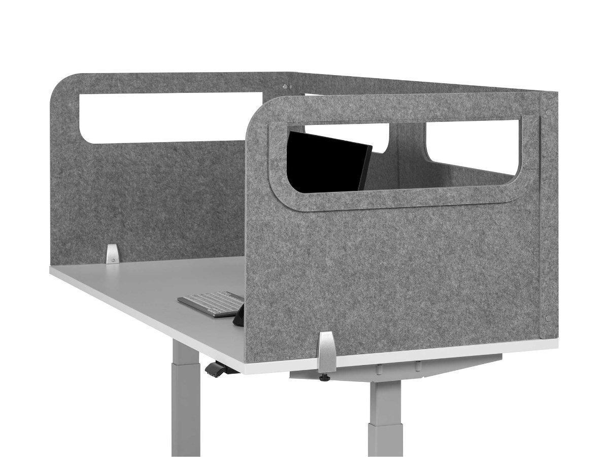BakkerElkhuizen BE Safety Screen Tischtrennwand U-Form Fenster L, grau BakkerElkhuizen BE Safety Screen Tischtrennwand U-Form Fenster L, grau von BakkerElkhuizen