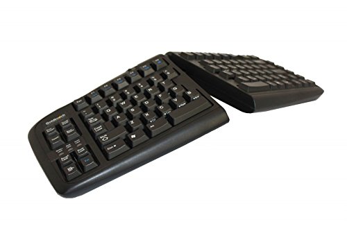 BakkerElkhuizen Goldtouch Adjustable V2 Split Tastatur, englisches Lay-Out schwarz von BakkerElkhuizen