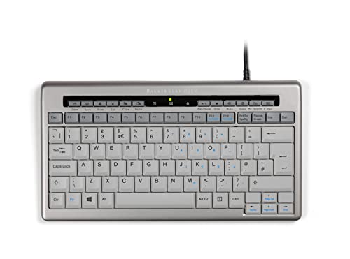 BakkerElkhuizen S-Board 840 Compact Keyboard - Kompakte Tastatur - Computer Tastatur - USB Anschluss - kabelgebunden - 2 USB Hubs - ergonomisch - Silber/grau - QWERTY UK Layout BakkerElkhuizen S-Board 840 Compact Keyboard - Kompakte Tastatur - Computer Tastatur - USB Anschluss - kabelgebunden - 2 USB Hubs - ergonomisch - Silber/grau - QWERTY UK Layout von BakkerElkhuizen