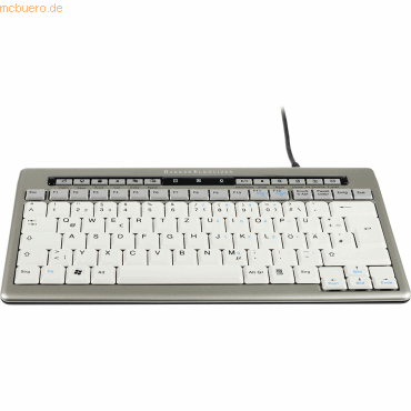 BakkerElkhuizen Tastatur S-Board 840 Design BNES840DDE silber/weiß von BakkerElkhuizen