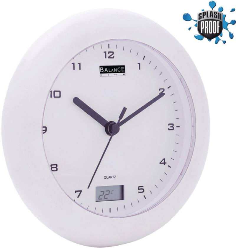 506271 Badezimmeruhr weiß von Balance