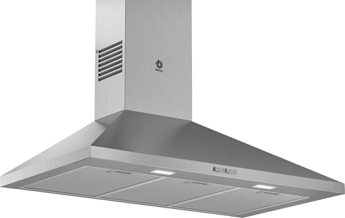 Balay 3BC696MX Dunstabzugshaube, 600 m³/h, Wandmontage, Edelstahl A – Dunstabzugshaube (600 m³/h, Abluft/Umluft, A, A, C, 69 dB) von Balay