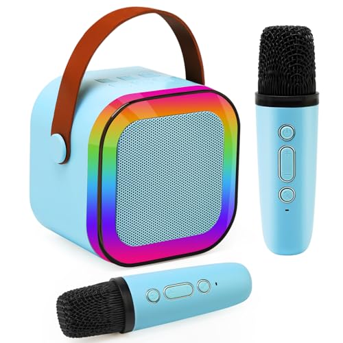 Ballery Karaoke Maschine Kinder, Mini Karaoke Maschine mit 2 Mikrofonen, Tragbarer Bluetooth-Lautsprecher mit Stimmeffekten & LED-Lichtern, Geschenke Spielzeug für Mädchen und Jungen Spielzeug ab 3-12 Ballery Karaoke Maschine Kinder, Mini Karaoke Maschine mit 2 Mikrofonen, Tragbarer Bluetooth-Lautsprecher mit Stimmeffekten & LED-Lichtern, Geschenke Spielzeug für Mädchen und Jungen Spielzeug ab 3-12 von Ballery