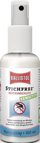 12 Stk. Ballistol Mückenschutz Stichfrei® Sensitiv 100ml Pumpsprüher 26915 von Ballistol