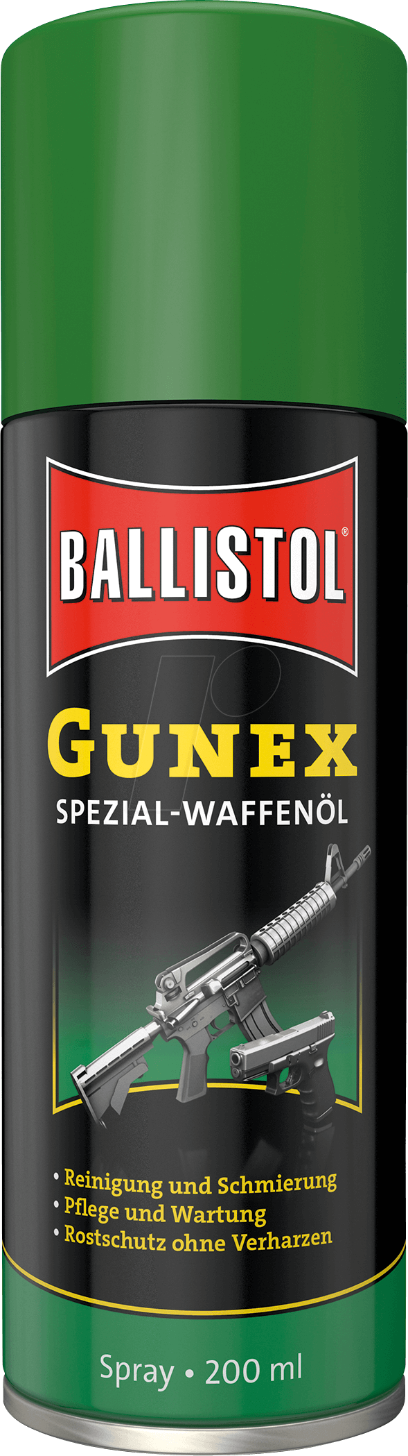 BALL 22200 - Spezial-Waffenöl Gunex, 200 ml, Spray von Ballistol