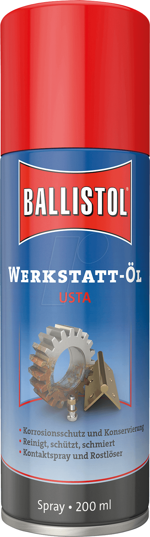 BALL 22950 - Werkstatt-Öl, USTA, 200 ml, Spray von Ballistol