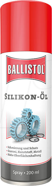 BALL 25300 - Silikon-Öl Spray, 200 ml von Ballistol