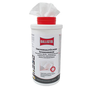 BALLISTOL Putztuchspender trockene Universaltücher 25097 weiß Kunststoff von Ballistol