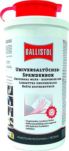 Ballistol Spenderbox mit 130 trockenen Tüchern 25097 1St. von Ballistol