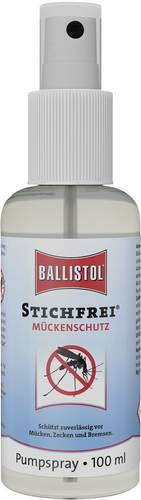 Ballistol Stichfrei 26805 Abwehrstoff Insektenschutz-Spray Transparent 100ml von Ballistol