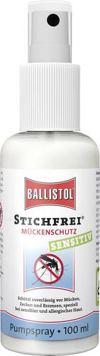 Ballistol Stichfrei Sensitiv 29615 Abwehrstoff Insektenschutz-Spray Transparent 100ml von Ballistol