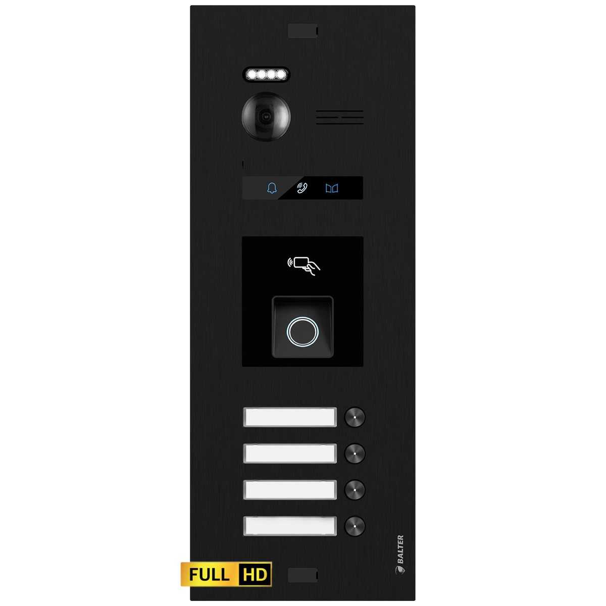 BALTER EVO HD Türstation mit Fingerprint/RFID Modul Unterputz 2-Draht BUS 175° Weitwinkelkamera Schwarz 4 Familienhaus BALTER EVO HD Türstation mit Fingerprint/RFID Modul Unterputz 2-Draht BUS 175° Weitwinkelkamera Schwarz 4 Familienhaus von Balter