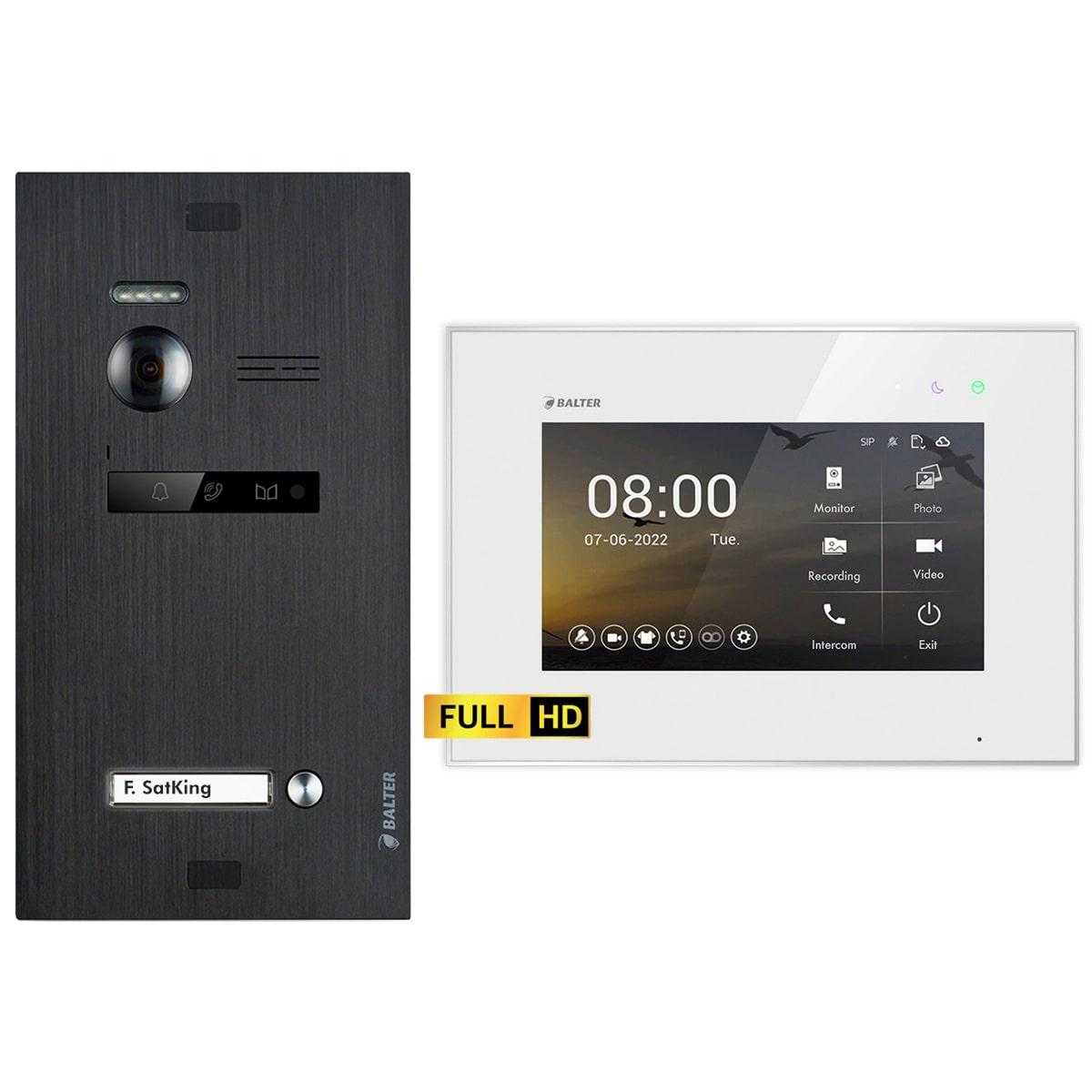 BALTER EVO HD Video Türsprechanlagen Schwarz/Weiß 1 Familienhaus Set 1x 7 Monitor BALTER EVO HD Video Türsprechanlagen Schwarz/Weiß 1 Familienhaus Set 1x 7 Monitor von Balter