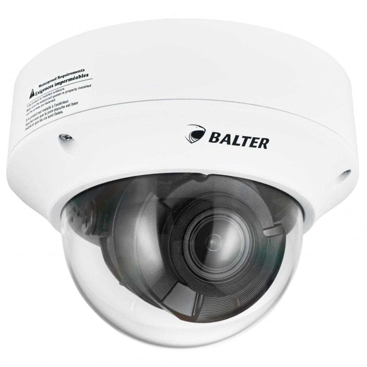 BALTER X PRO IP-D300IRP NightHawk Vandalensichere IP Dome-Kamera (UHD 4K 8MP 2.8-12mm Motorzoom) von Balter
