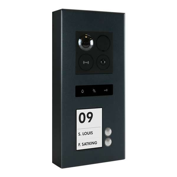 Balter ERA Graphit RFID 2-Draht BUS IP Türstation 2 Familienhaus 150° Weitwinkelobjektiv Aufputz Balter ERA Graphit RFID 2-Draht BUS IP Türstation 2 Familienhaus 150° Weitwinkelobjektiv Aufputz