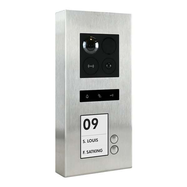 Balter ERA Silber RFID 2-Draht BUS IP Türstation 2 Familienhaus 150° Weitwinkelobjektiv Aufputz Balter ERA Silber RFID 2-Draht BUS IP Türstation 2 Familienhaus 150° Weitwinkelobjektiv Aufputz