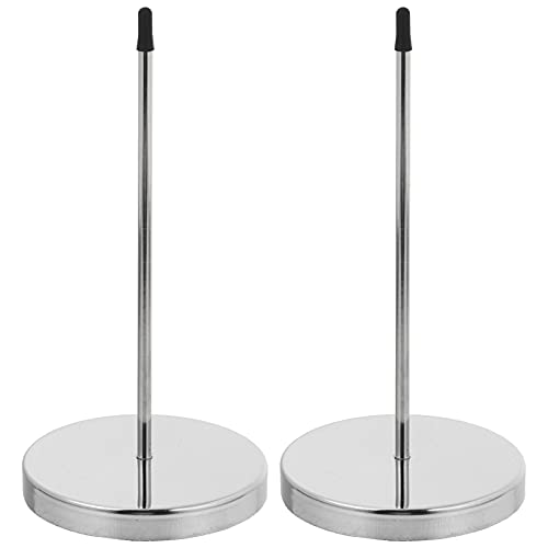 Baluue 2st Pin-buchse Papierständer Papierhalter Desk-ticket-inhaber Quittung Spike-stick Notizhalterspitze Tickets Zettelhalter Aus Papier Arbeitstisch Schreibtisch Metall Ladung Büro von Baluue