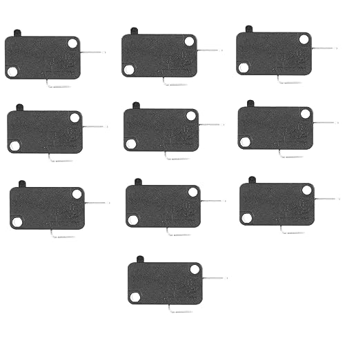 Baluue 10st Mikrowellen Schalter Mikrowelle Monitor Schalter Mikro-endschalter Mikroschnappschalter Des Geräts Appliance Begrenzung Schalter Reiskocher Mikrowelle Scharnier 16a Grenze Abs von Baluue