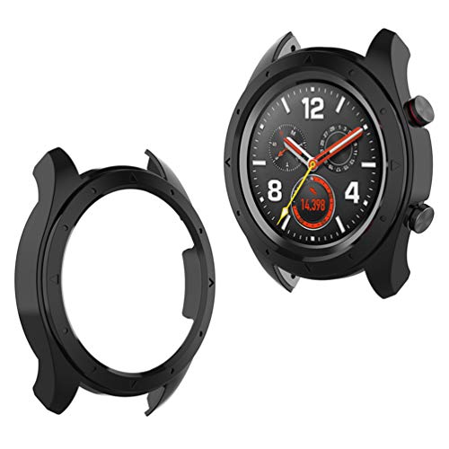 Baluue kompatibel mit Honor Magic Watch silikon stoßfest uhrengehäuse Abdeckung Schutz (schwarz) von Baluue