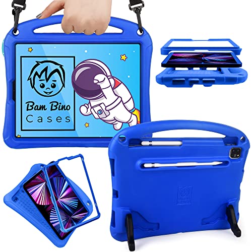 Bam Bino Space Suit 12.9 Zoll iPad Pro Hülle,iPad Pro 12.9 5. Generation Hülle Kinder, 6. iPad Pro 12.9 Hülle 4. Generation, iPad Pro 12.9 2.9 C ase 3. Generation von Bam Bino Cases