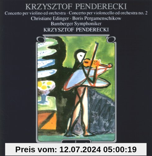 Violinkonzert (1976) / Cellokonzert No. 2 (1982) von Bamberger Symphoniker