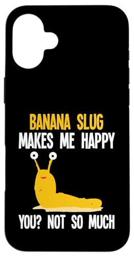 Banana Slug Makes Me Happy Malacology Hülle für iPhone 16 Plus Banana Slug Makes Me Happy Malacology Hülle für iPhone 16 Plus von Bananenschnecke Designs Ideen Malakologie