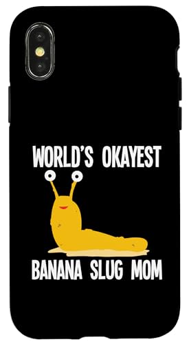 Banana Slug Makes Me Happy Malacology Hülle für iPhone X/XS Banana Slug Makes Me Happy Malacology Hülle für iPhone X/XS von Bananenschnecke Designs Ideen Malakologie