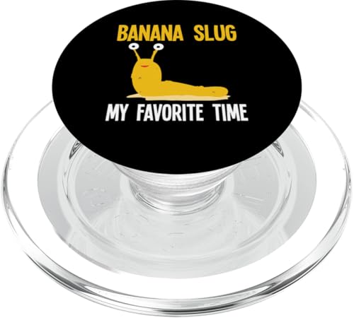 Banana Slug My Favorite Time Malacology PopSockets PopGrip für MagSafe Banana Slug My Favorite Time Malacology PopSockets PopGrip für MagSafe von Bananenschnecke Designs Ideen Malakologie