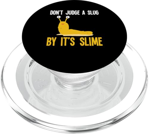Dont Judge A Slug By Its Slime Banana Slug Malacology PopSockets PopGrip für MagSafe Dont Judge A Slug By Its Slime Banana Slug Malacology PopSockets PopGrip für MagSafe von Bananenschnecke Designs Ideen Malakologie