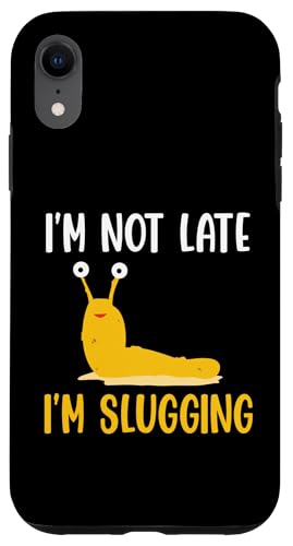 Im Not Late Im Slugging Banana Slug Malacology Hülle für iPhone XR Im Not Late Im Slugging Banana Slug Malacology Hülle für iPhone XR von Bananenschnecke Designs Ideen Malakologie