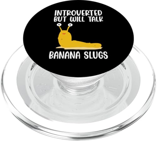 Introverted Banana Slug Malacology PopSockets PopGrip für MagSafe Introverted Banana Slug Malacology PopSockets PopGrip für MagSafe von Bananenschnecke Designs Ideen Malakologie