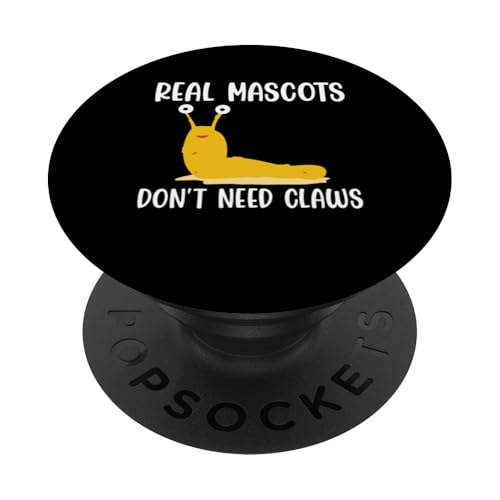 Real Mascots Banana Slug Malacology PopSockets Klebender PopGrip Real Mascots Banana Slug Malacology PopSockets Klebender PopGrip von Bananenschnecke Designs Ideen Malakologie