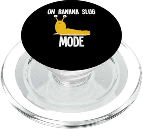 Slug Life No Shells No Stress Banana Slug Malacology PopSockets PopGrip für MagSafe Slug Life No Shells No Stress Banana Slug Malacology PopSockets PopGrip für MagSafe von Bananenschnecke Designs Ideen Malakologie