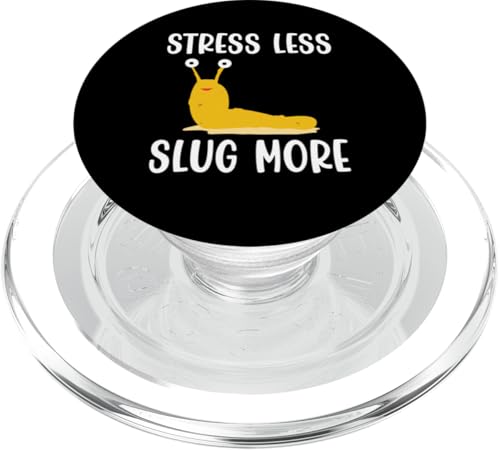 Stress Less Slug More Banana Slug Malacology PopSockets PopGrip für MagSafe Stress Less Slug More Banana Slug Malacology PopSockets PopGrip für MagSafe von Bananenschnecke Designs Ideen Malakologie