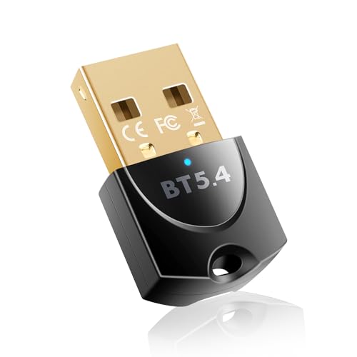 Banaone Bluetooth Adapter PC, 5.4 Bluetooth Dongle für Maus, Tastatur, Kopfhörer, Handy, USB Bluetooth Adapter Controller, Bluetooth Stick für Windows 11/10/8.1/7 (A) Banaone Bluetooth Adapter PC, 5.4 Bluetooth Dongle für Maus, Tastatur, Kopfhörer, Handy, USB Bluetooth Adapter Controller, Bluetooth Stick für Windows 11/10/8.1/7 (A) von Banaone