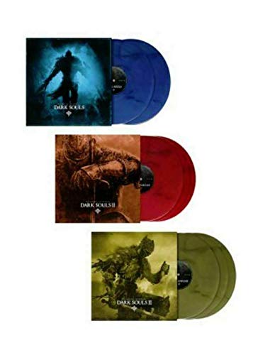 Dark Souls 1, 2 & 3: The Vinyl Collection – Exklusive Limited Edition Rot, Bronze und Blau Vinyl LP (9 LP Bundle) von Bandai Namco Entertainment Inc.