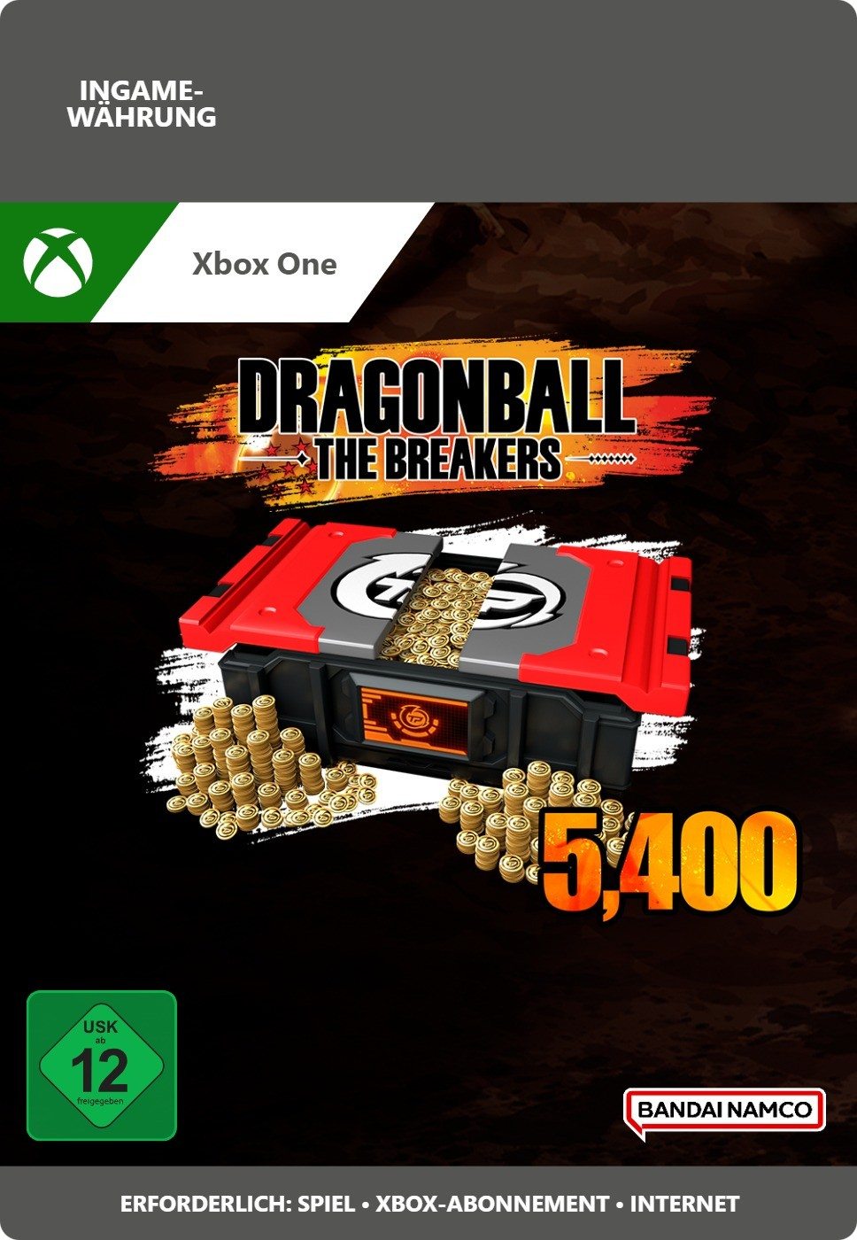 5400 TP Tokens - DRAGON BALL: THE BREAKERS 5400 TP Tokens - DRAGON BALL: THE BREAKERS von Bandai Namco