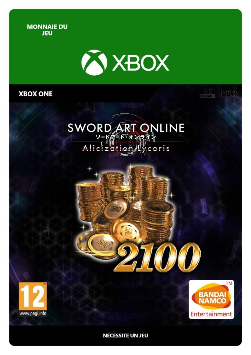 SWORD ART ONLINE Alicization Lycoris 2100 SAO Coins von Bandai Namco