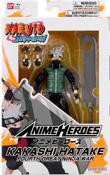 ANIME HEROES NARUTO - HATAKE KAKASHI GOURTH GREAT NINJA WAR (AH36963) von Bandai