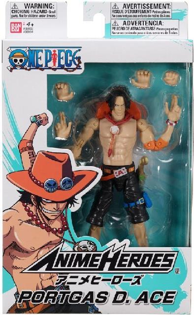 Bandai Anime Heroes Portgas D. Ace - Actionfigur zum Sammeln - Anime & Manga (AH36934) von Bandai