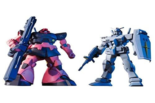 Bandai Hobby - HGUC - 1/144 HGUC G-3 Gundam vs Char's Rick-Dom Modellbausatz von Bandai